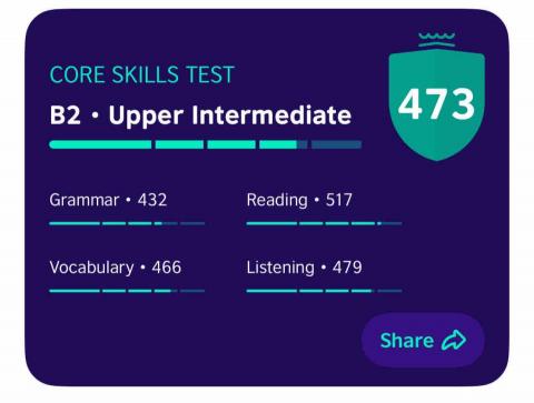 黃詩涵 - English score 成績