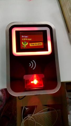 鑫明設計有限公司/謝旭明 - 遊樂設施用的barcode/RFID讀卡機