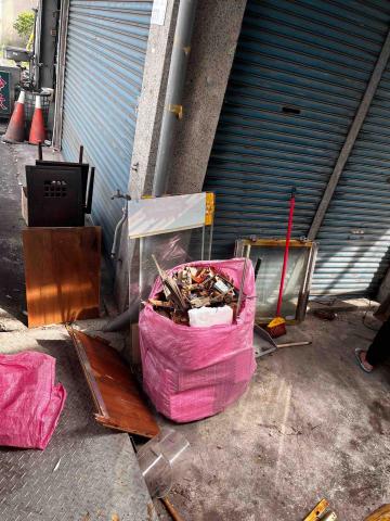 尚賀水電工程 - 清理廢棄物
