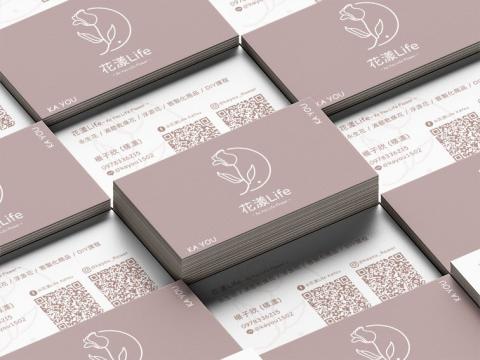 楊子欣 - 花漾Life｜標誌識別VI & 視覺設計 