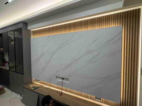 繪寵藝術塗料工作室 - 手繪銀狐大理石