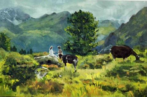 申蕎恩 - 風景油畫