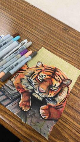 陳韋晴-畫畫教學🎨 - 我的作品-麥克筆