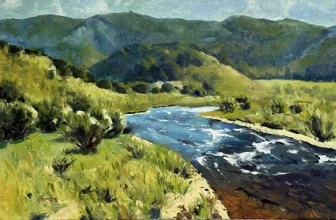 申蕎恩 - 風景油畫