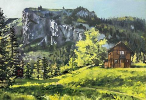 申蕎恩 - 風景油畫