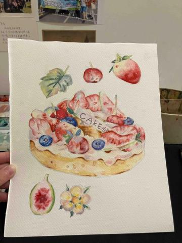 陳韋晴-畫畫教學🎨 - 我的作品-水彩