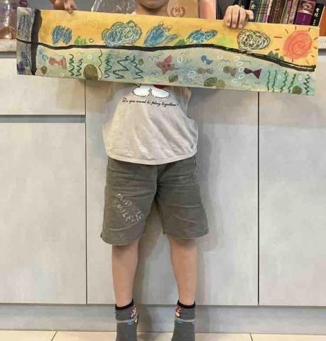 陳韋晴-畫畫教學🎨 - 教導五歲學生作品