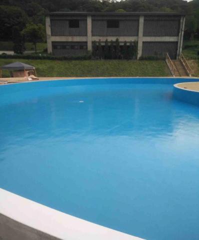 昊漢合業工程有限公司 - 泳池多彩塗料工程