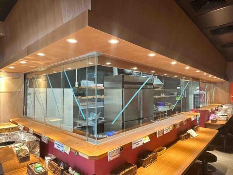 澄銨玻璃 - 餐廳透明化、熱隔絕