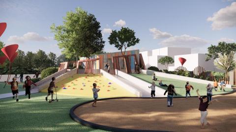 閣雅設計 - 3D透視-兒童遊戲區提案