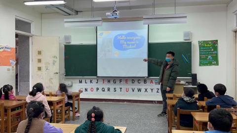 Michael's Class - Teaching in Fenggang Elementary in Hsinchu