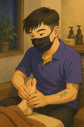 指腹之間舒壓放鬆按摩 - 【從工地到按摩床｜我用雙手撐起全新的自己】

大家好，我是25號師傅。
過去我在空中搭鷹架，風吹日曬已經是日常，最怕的是夏天，常常一天下來頭昏眼花、中暑到站不穩。直到有一天，我對自己說：「是不是該脫離所謂的舒適圈，轉換跑道，善待及照顧自己的身體」
哈哈，或許我的舒適圈，對很多人來說，是最危險的環境吧！

現在的我，是一位按摩師傅，一位能帶給大家溫暖放鬆的按摩師傅☺️

這條路真的很不容易，但每天用雙手替人解壓、聽到客人一句美言，我就知道自己沒有走錯。

這裡是我的粉絲專頁「指腹之肩｜到府按摩」，希望有一天