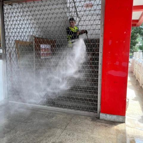 捌號工程 - 樓梯步道高壓清洗