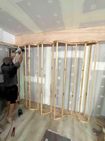 莨豑室內工程行 - # 造型牆、上骨架(2025/6/26) 中山區 莨豑室內工程行 - # 造型牆、上骨架(2025/6/26) 中山區