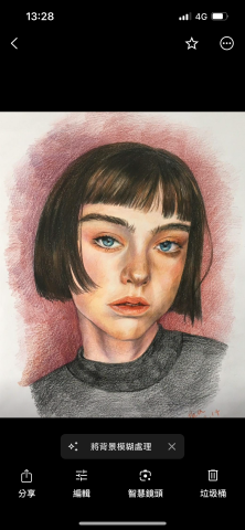 陳昕恩 - 色鉛筆素描作品