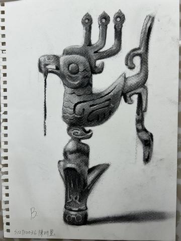 陳昕恩 - 炭筆素描練習作品