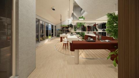 Cloud Form Lab - 寵物友善廚房
增加寵物動線及趣味性
圓角設計營造安全友善的寵物活動空間