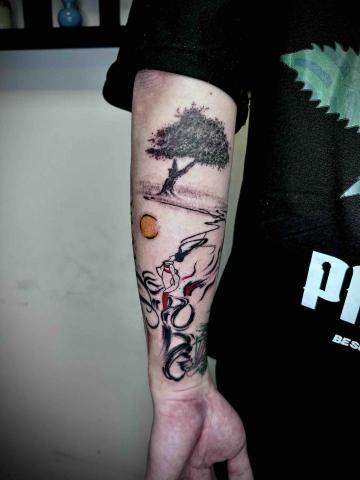 山澗墨野。樂 - 