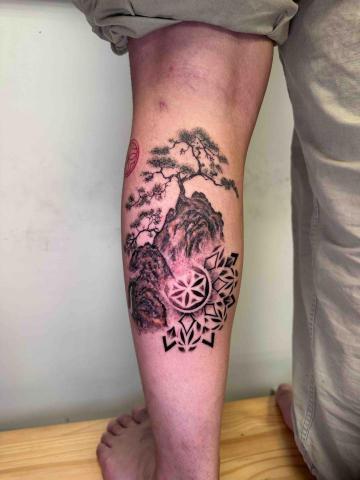 山澗墨野。樂 - 