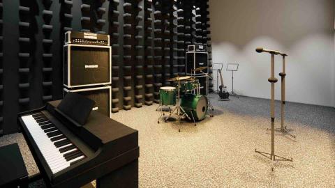 柯采羚 - 音樂館-錄音室渲染圖2