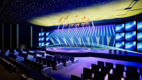 柯采羚 - 音樂館-室內舞台渲染圖