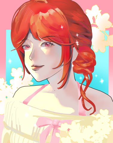 林蜜緹 - 也擅長電腦繪圖，風格較接近韓式或美式