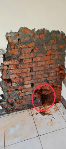 鑫鉑實業有限公司 - 鳳山科技抓漏成功抓到漏水點