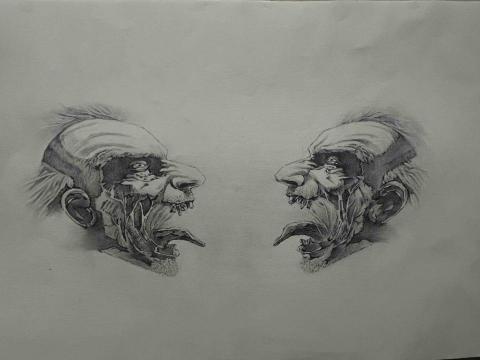 陳柏宇 - 素描  吸血鬼