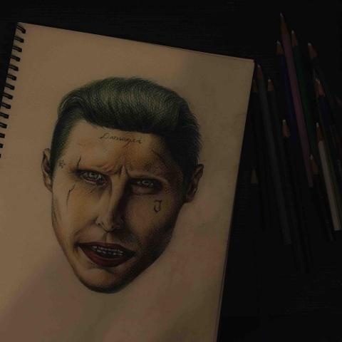 陳柏宇 - 小丑 色鉛筆