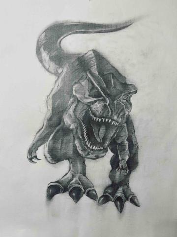 陳柏宇 - 素描 暴龍