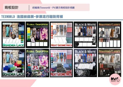 山花設計 - 紡織參展背板設計