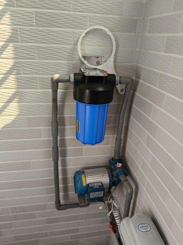 瑋成水電裝修工作室 - 施工後：按裝全戶式濾水器
