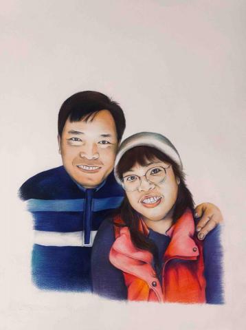 陳柏宇 - 色鉛筆 人像