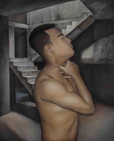 陳柏宇 - 油畫系列作品 捆 80*65cm