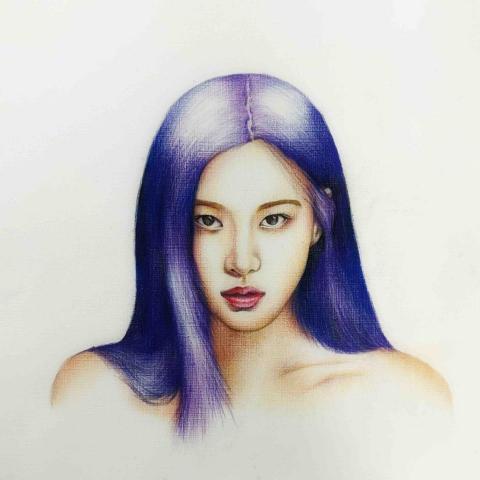 陳柏宇 - 色鉛筆 人像