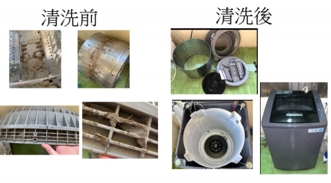 飛揚清洗 - 直立式 洗衣機清洗