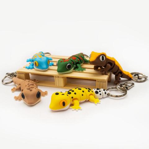 阿鼠叔設計 - 守宮造型吊飾設計及列印