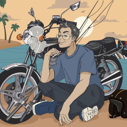 提供灌冷媒服務的專家吳榮傑