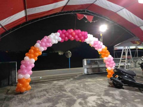 花妍婚禮佈置 - 隔日午宴流水席氣球佈置