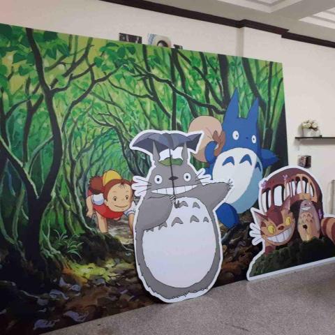 花妍婚禮佈置 - 龍貓背板設計