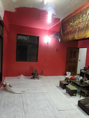 七彩油漆工程 - 牆面刷油性水泥漆（施工難度高）