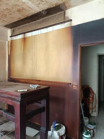 七彩油漆工程 - 神明廳煙燻很嚴重（施工前 1）