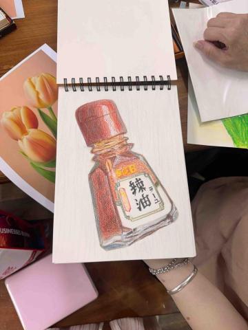 呂岷熙 - 成人學生團課色鉛筆作品120分鐘