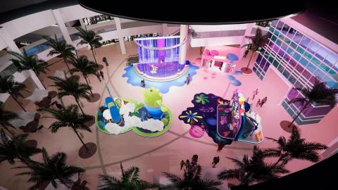 第六感建模工作室 - 協助高屹有限公司建模渲染林口三井聖誕節布置