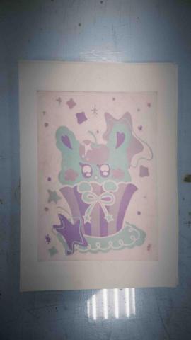 姚采伶 - 壓克力絹版印 (個人IP創作)