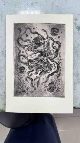 姚采伶 - 壓克力版印