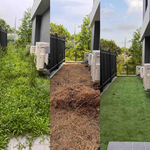 康康園藝工坊 - 人工草皮施工