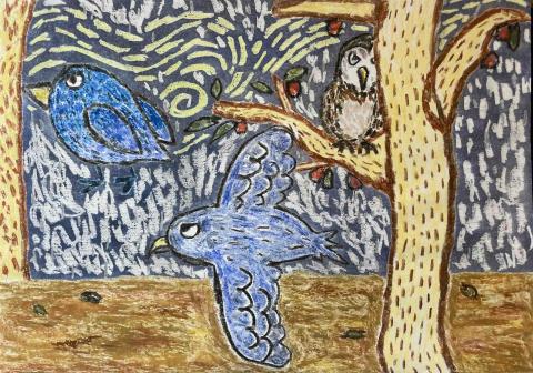 Ollie Chen - 蠟筆、水彩