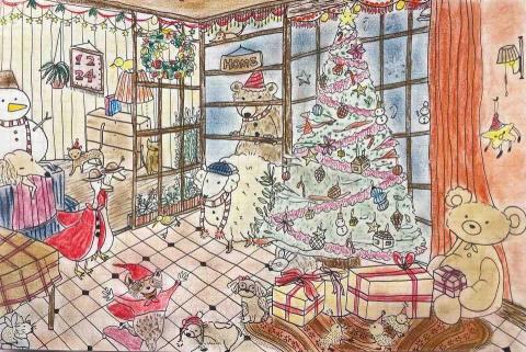 Ollie Chen - 粉彩、代針筆