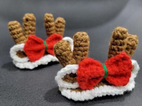 cindy - 聖誕麋鹿髮夾